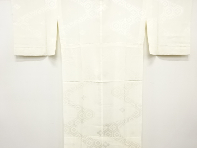 花亀甲模様織り出し　単衣長襦袢